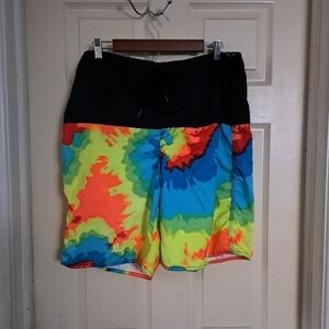 Joe Boxer mens tie Dye shorts A-2